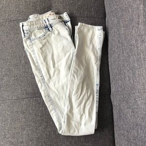 Hollister acid wash jean legging - 0R, W24, L29